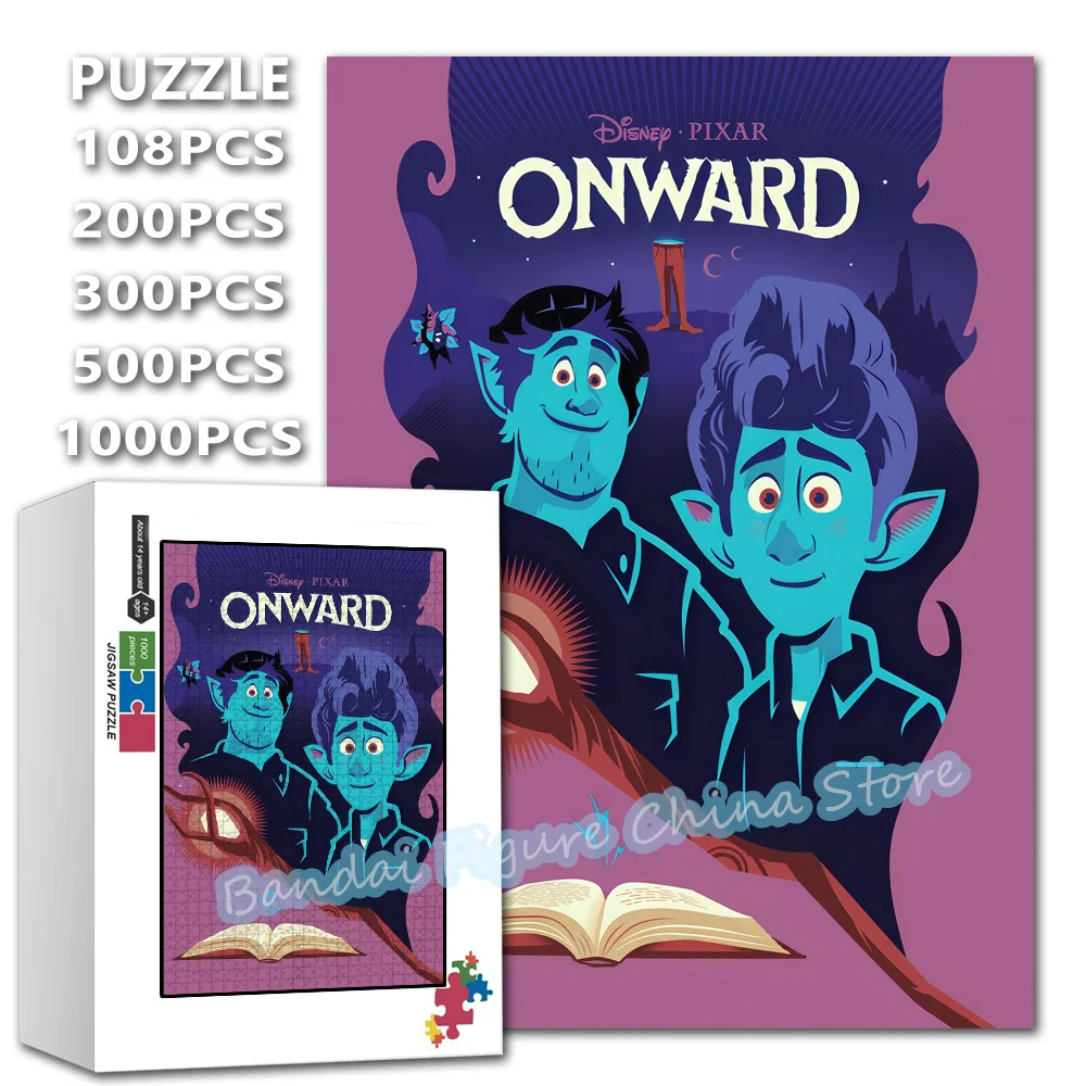 

Дисней мультфильм 108/200/300/500/1000 шт. головоломка с принтом Pixar аниме борд пазлы пазлы распаковка развивающие игрушки