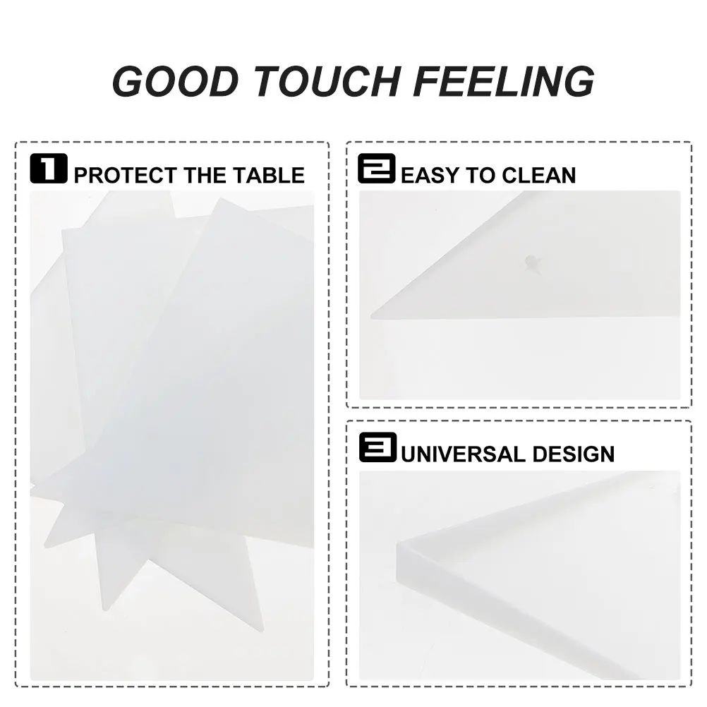 

8pcs Foosball Table Corner Protectors Durable ABS Anti Scratch Easy Triangle Desktop Accessories Edge Guards