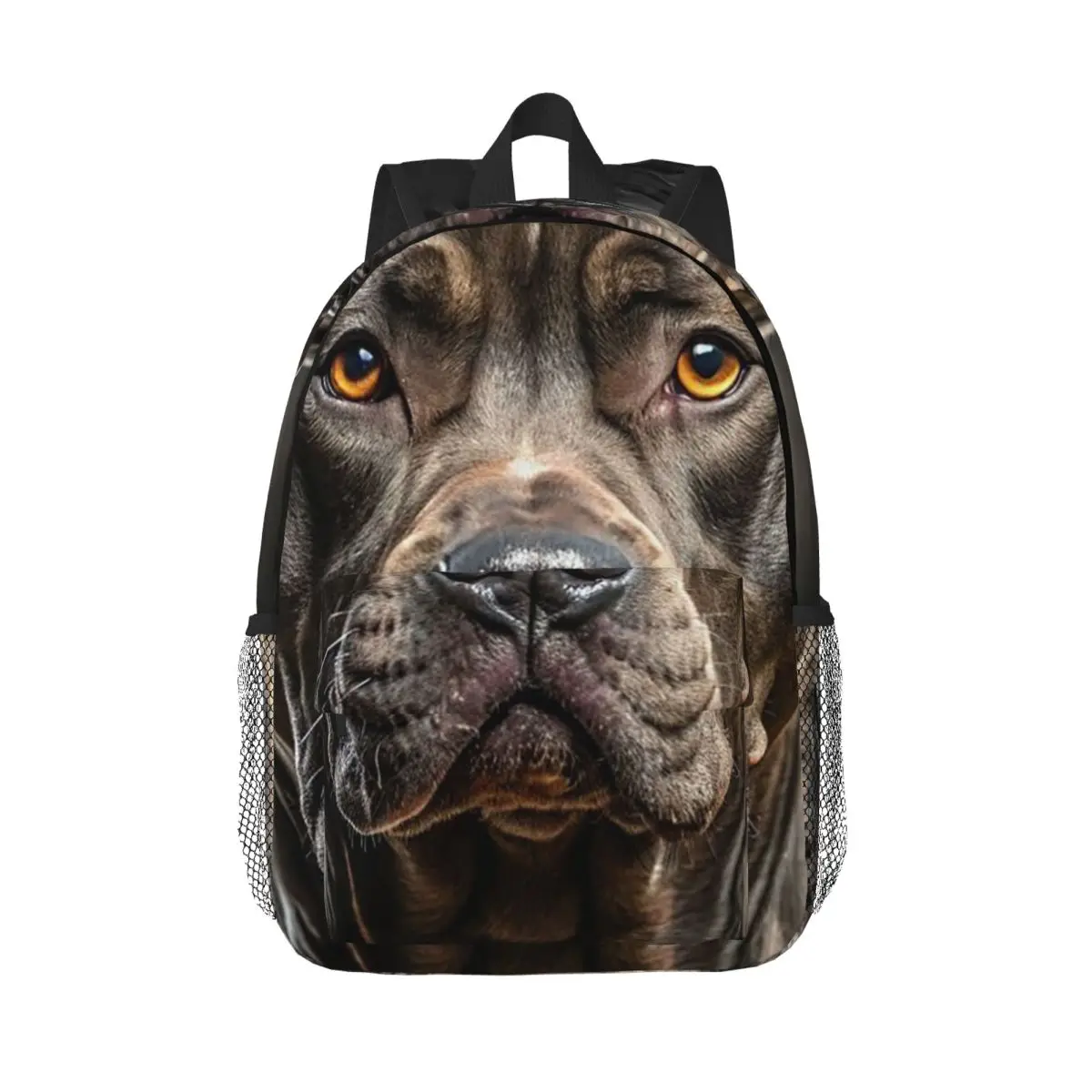 Mochila negra American Pit Bull Terrier, mochila de gran capacidad para niños y niñas, bolsos de hombro para hombres, mujeres, niños, mochila escolar