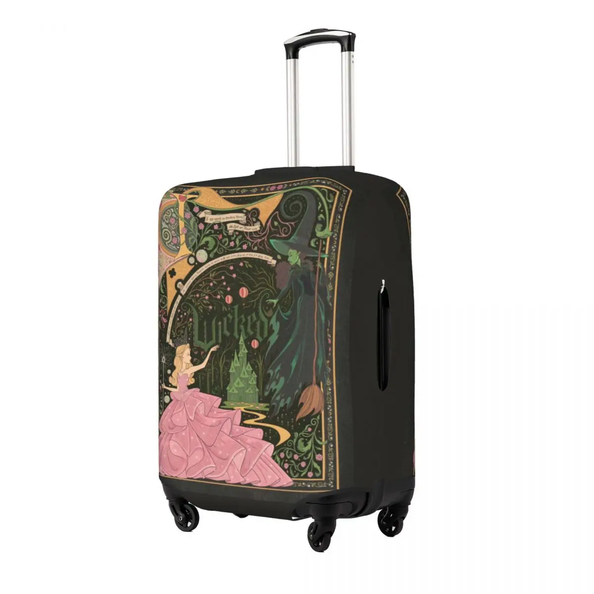 Wicked Musical Suitcase Cover Holiday Cruise Trip Practical Luggage Accesories Protection