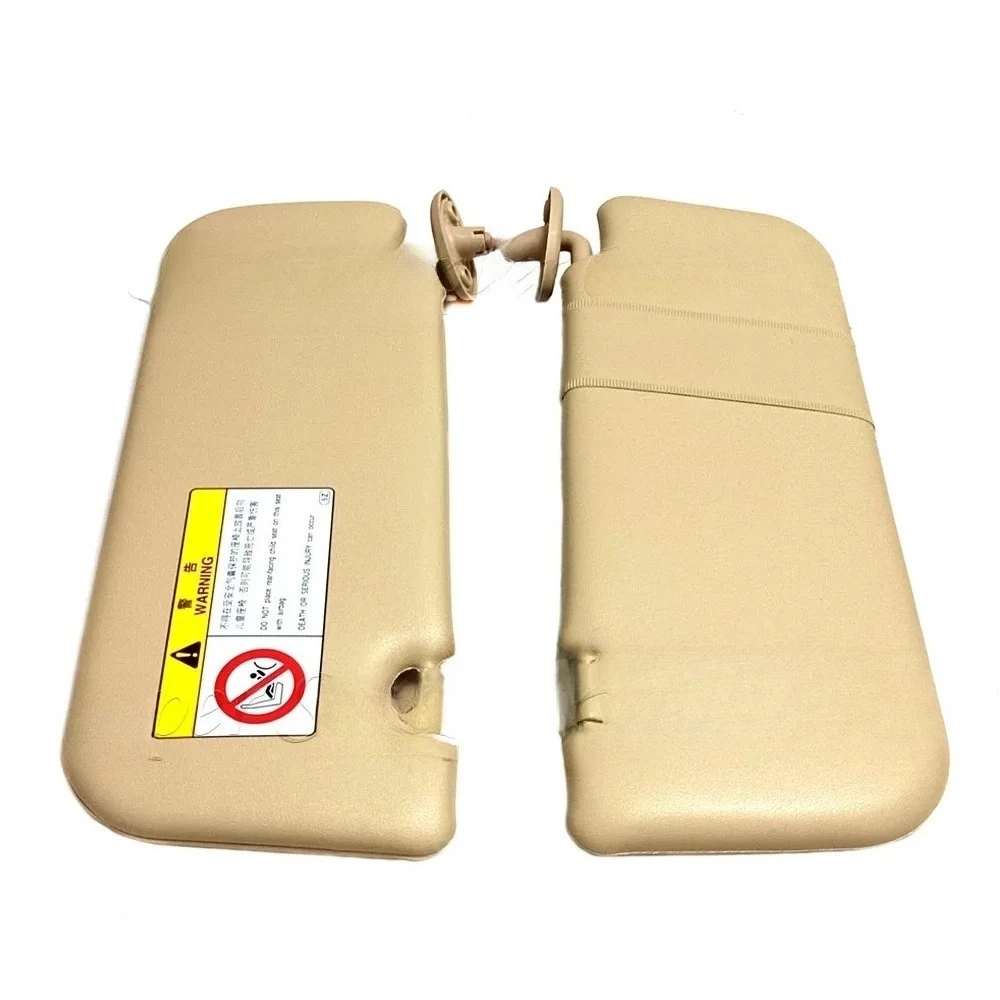Parasoles para Toyota Vios Yaris Yaris L 2014 2015 2016 2017 2018 2019 2020 2021 2022 2023, un par, color gris beige, lado delantero izquierdo