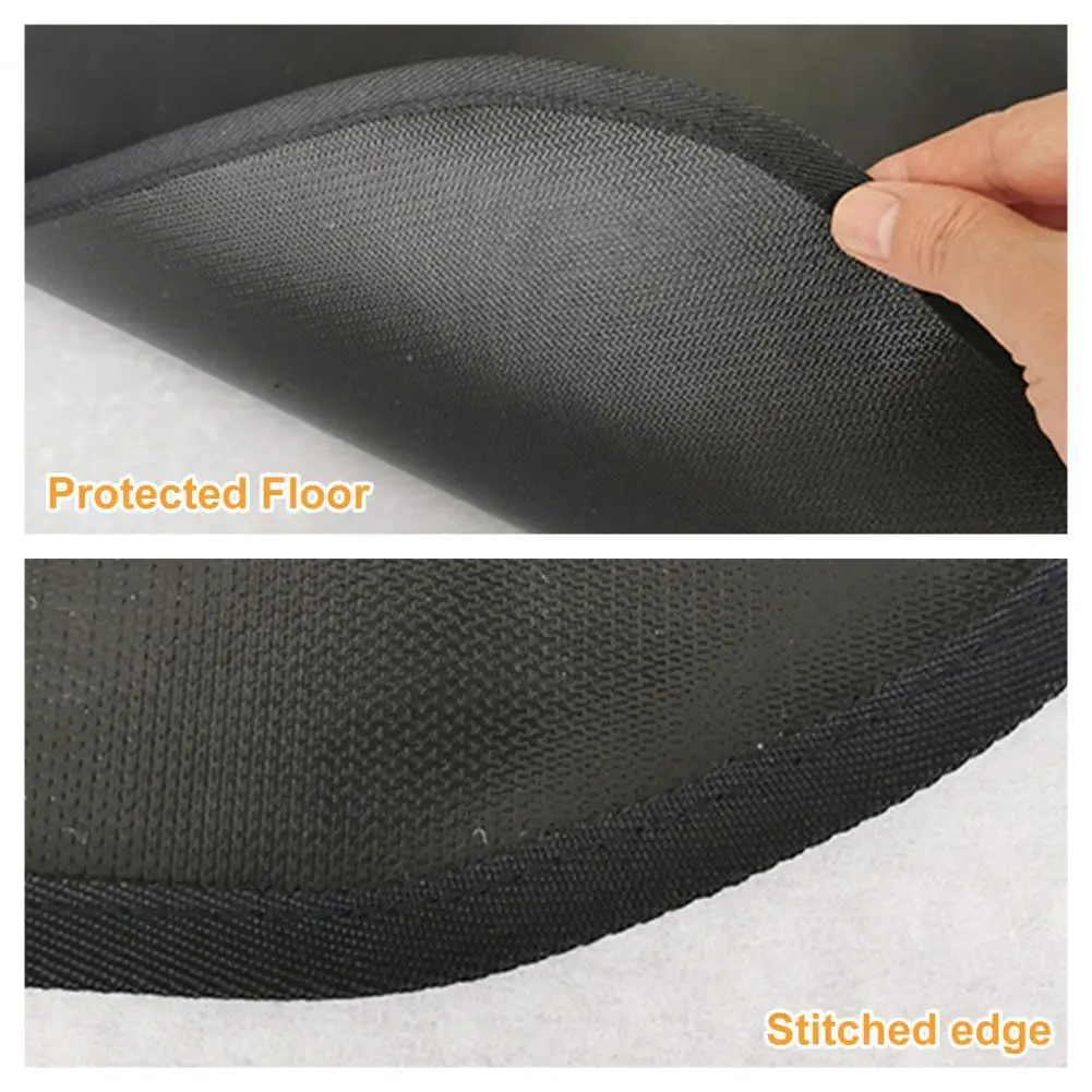 Flame Mat Fireplace Mat High-temperature Resistant Flame-retardant Floor Protector Non-slip Fireproof Hearth Pad Multifunctional