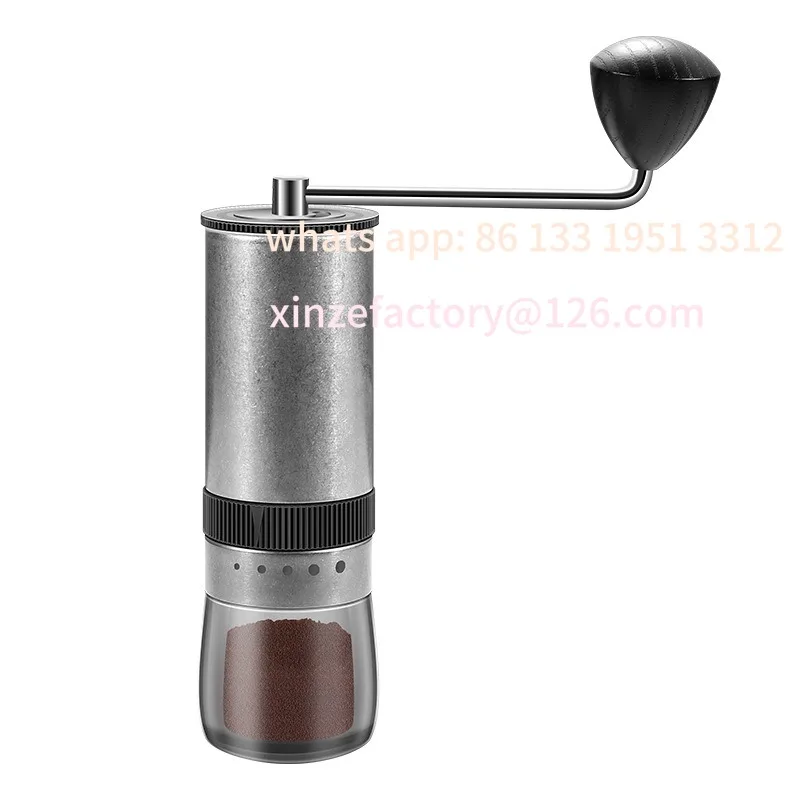 

Small coffee bean grinder Manual Italian hand brew coffee machine Hand crank bean grinder