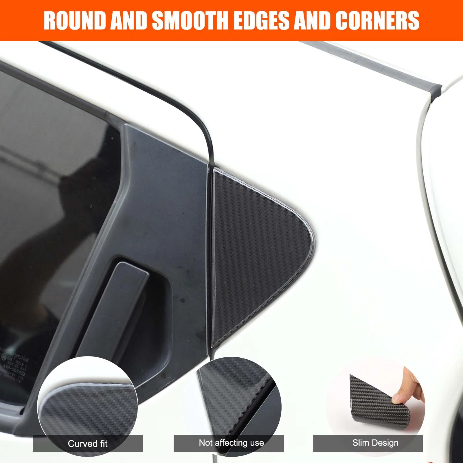 ل 2011-2019 نيسان جوك لينة ألياف الكربون نافذة السيارة الخلفية لوحة الكسوة ملصق اكسسوارات السيارات