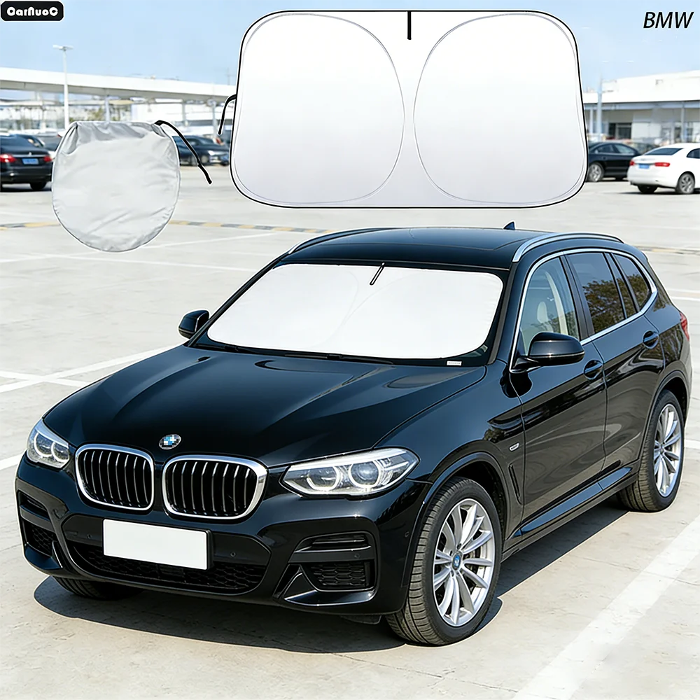 

Car Windshield Sun Shade For BMW X3 2018-2023 Sunshade Sun Visor Protector UV Heat Shield