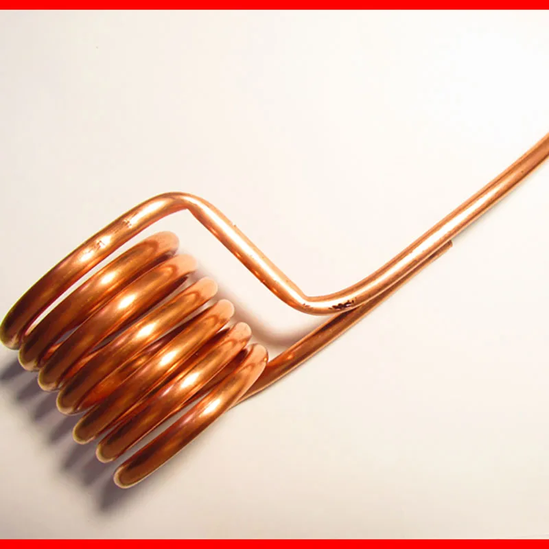 ZVS coil induction heating coil induction heating copper tube 6mm quenching without tap heating head DIY