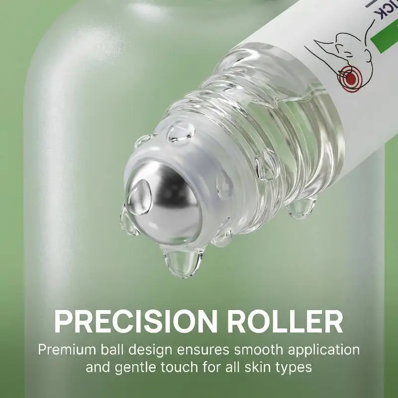 Headache Relief Essential Oil Roll on for Tension Dizziness Stress Pain Soothing Lavender Refreshing Calming Migraine Relief Oil