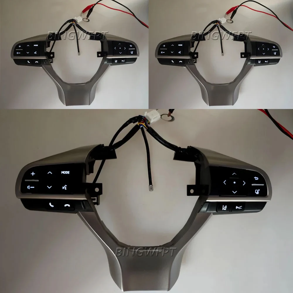 For Lexus RX300 RX450 LM LX570 GX 2016-2020 Multi-function Car Steering Wheel Control Buttons Switch Styling Buttons