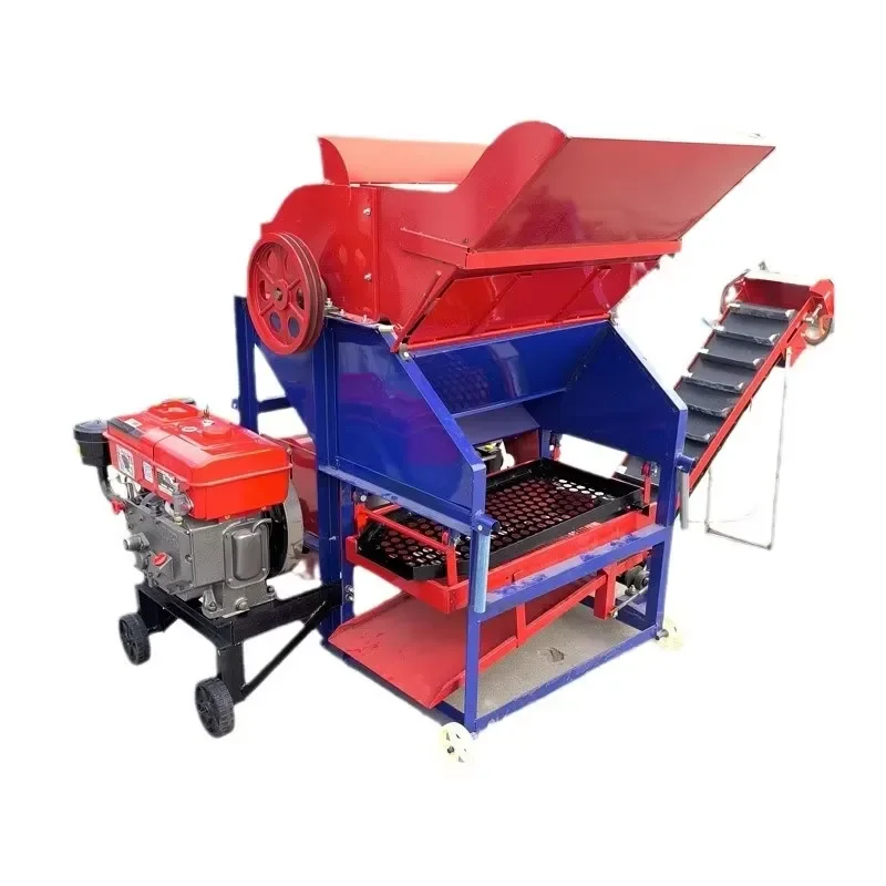 High Quality Automatic Groundnut Harvest Picking Machine 2 Acres/H High Output Wet Dry Peanuts Picker with Core Motor