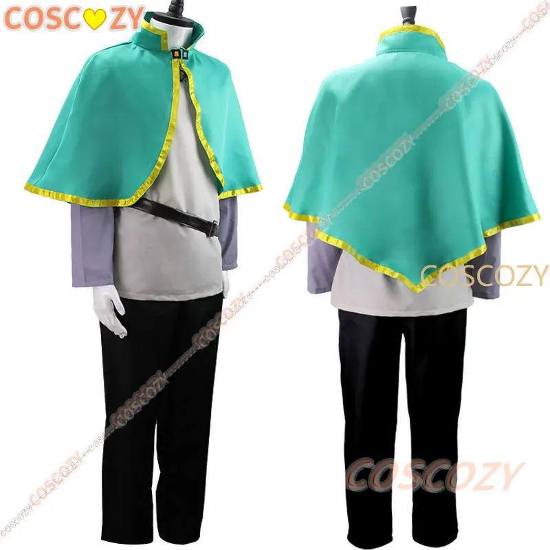 Kono Subarashii Sekai Ni Shukufuku O! Satou Kazuma KonoSuba Kazuma Cosplay Costume Green Set Wig Clothing Cosplay Satō Kazuma