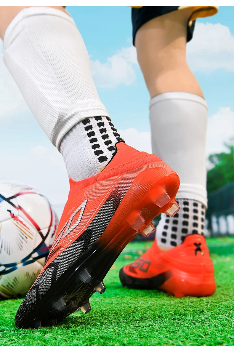 Herren Original Fußballschuhe Hochwertige Atmungsaktive Ultraleichte Profi-Fußballschuhe für Spielfeld und Training – Detail 16