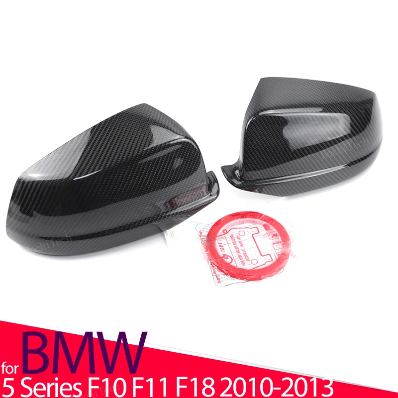 

Real Carbon Fiber Side Mirror cover Cap Sticker for BMW 5 Series F10 F11 F18 2010 2011 2012 2013 Pre-LCI