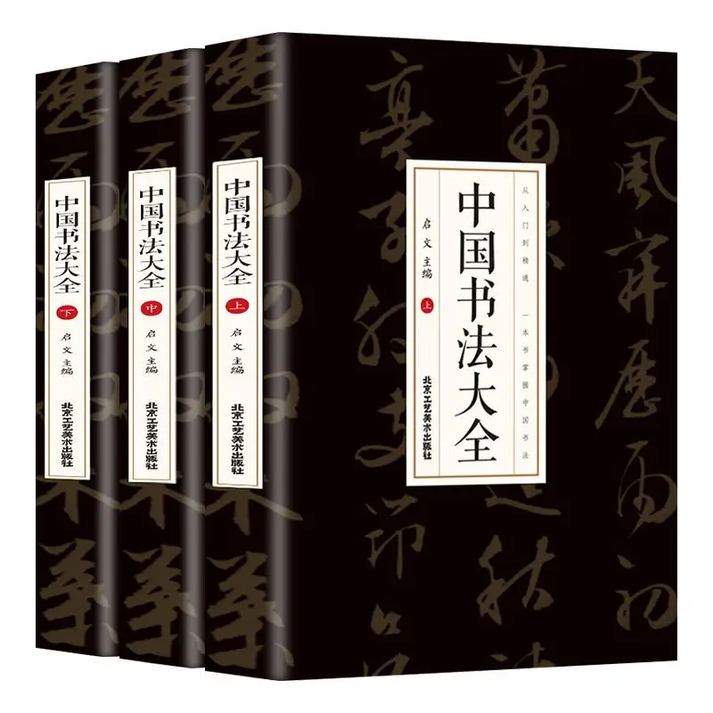 

3 Books Of Chinese Calligraphy Basic Introduction To Yan Style Books Libros Livros