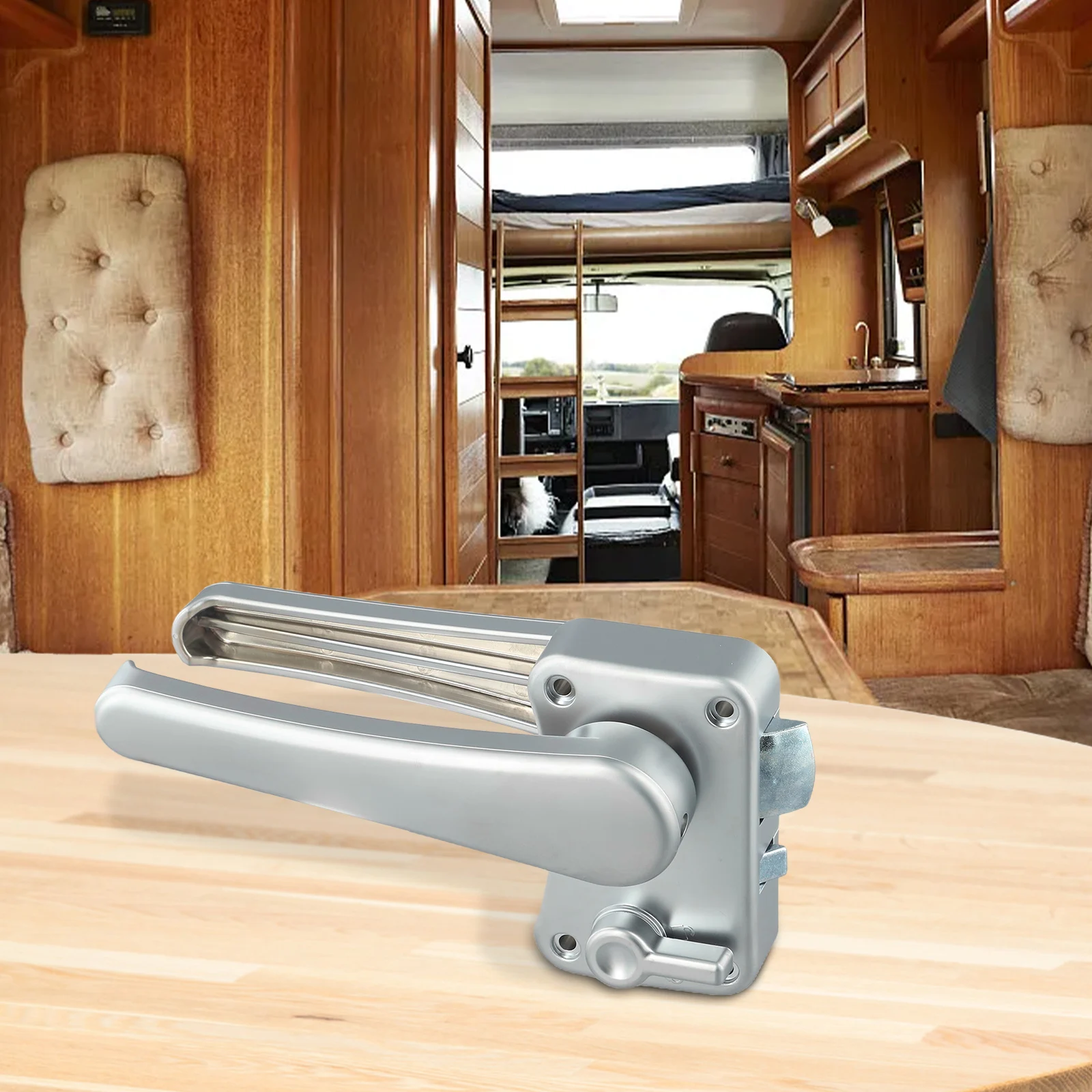 

Recreational Vehicle Bathroom Lock with Ergonomic Design Zinc Alloy Latch for Improved User Experience and Security