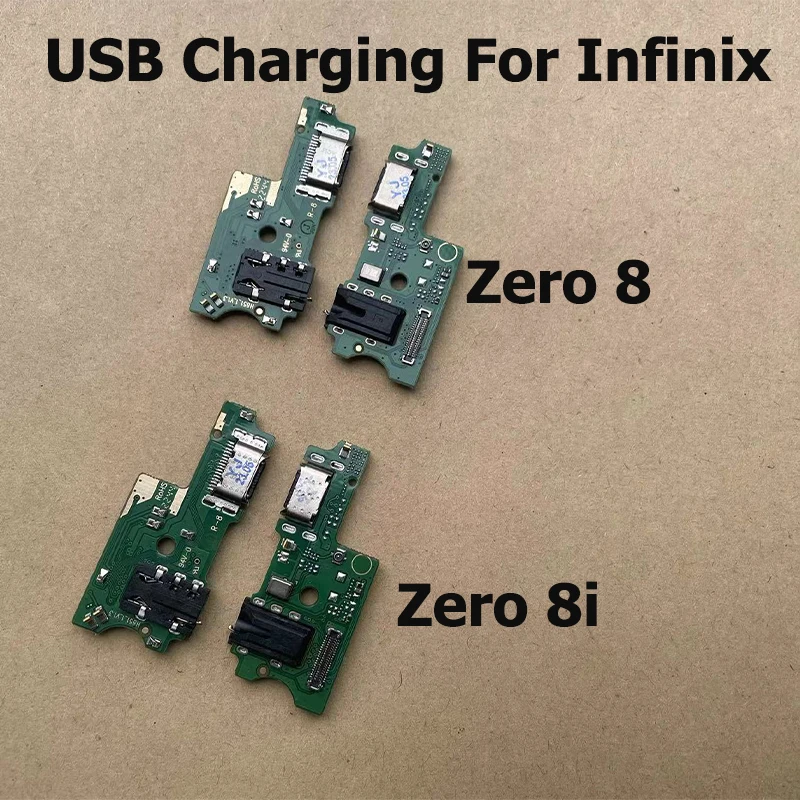 USB Charging Dock Board PCB Charger Connector Flex Cable For Infinix Zero 8 8i X687 X687B