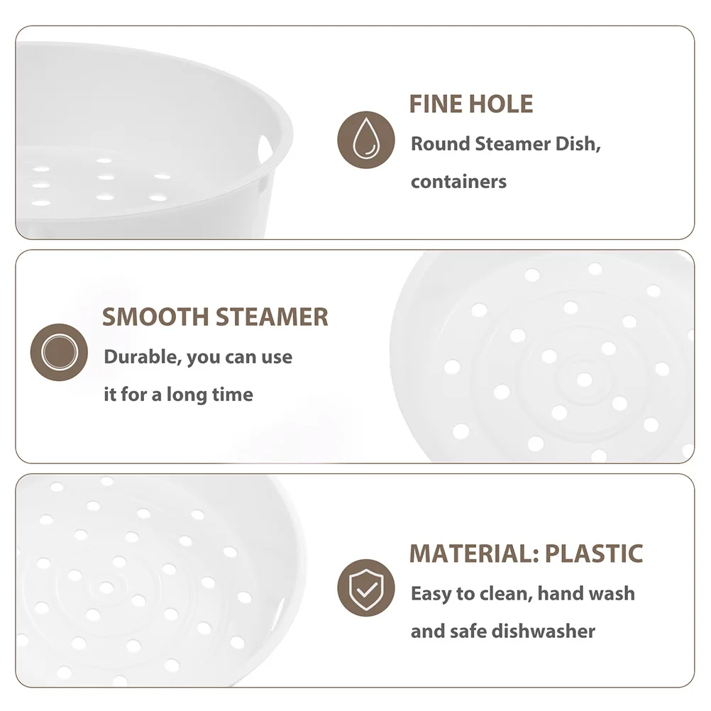 

Household Plastic Rice Cooker Steamer Basket Thickened Non-Deform Steaming Basket for Electric Cooker Vegetable Food