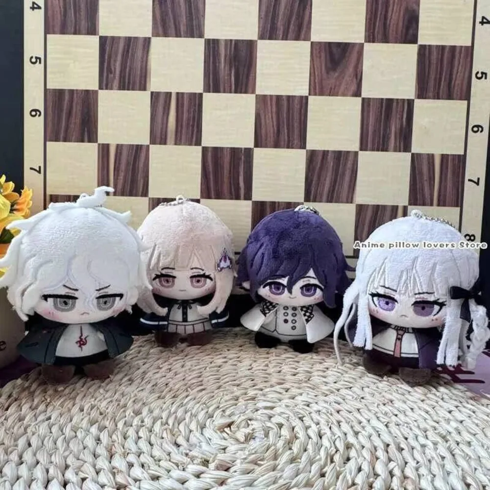 Nanami Chiaki Kokichi Oma Nagito Komaeda Kirigiri Kyoko atributo postura sentada Dango colgante llavero de Anime regalo de Cosplay