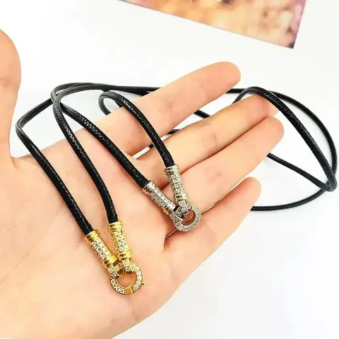 Thai Buddhist Necklace Lanyard Buddha Amulet Pendant Chain Elegant Necklace Rope Accessories