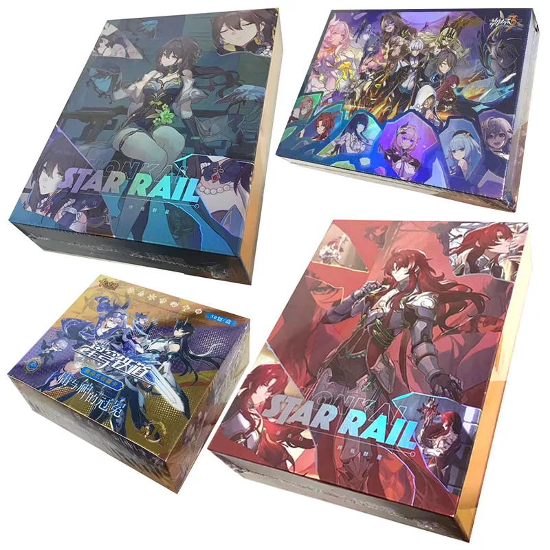 New Games Honkai Star Rail Collection Card Peripheral Laser Ticket Silver Wolf Jingyuan Kafka Yukong Rocha Bookmark Card Toy