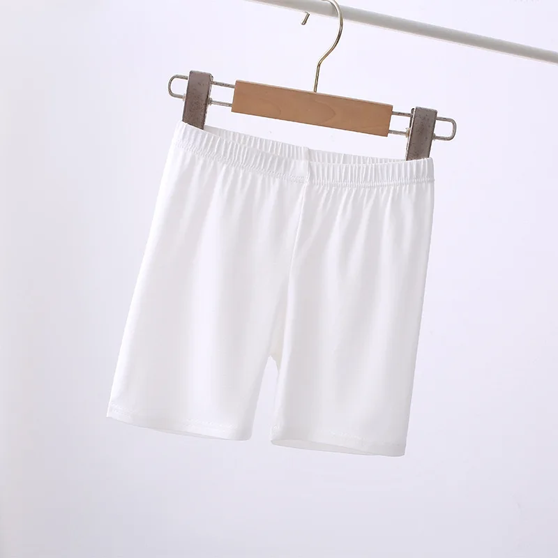 2Pcs Summer Candy Color Underpants Girls Safety Shorts Cotton Leggings Girls\' Beach Shorts Are Suitable For Children Ages 2-13