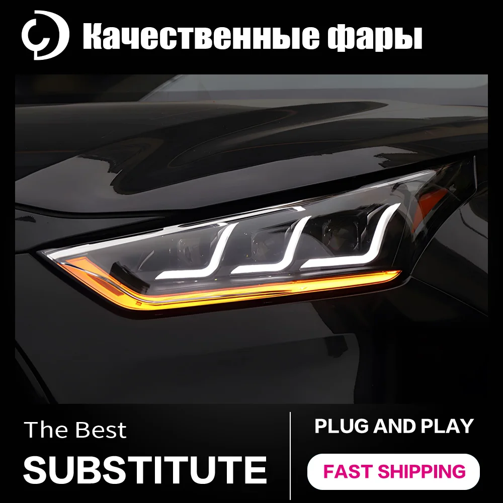 

Автомобильные фары AKD для Toyota Highlander Kluger 2021-2022