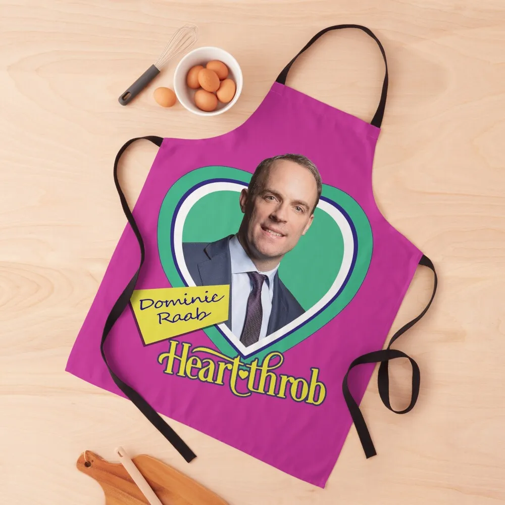 

Dominic Raab - Heart Throb Apron men's barbecue Chef Uniform Women All For Kitchen And Home Kitchen Tools Accessories Apron