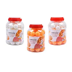 60Pcs Ping Pong Balls High Performance 3 Star for Practice Training Indoor