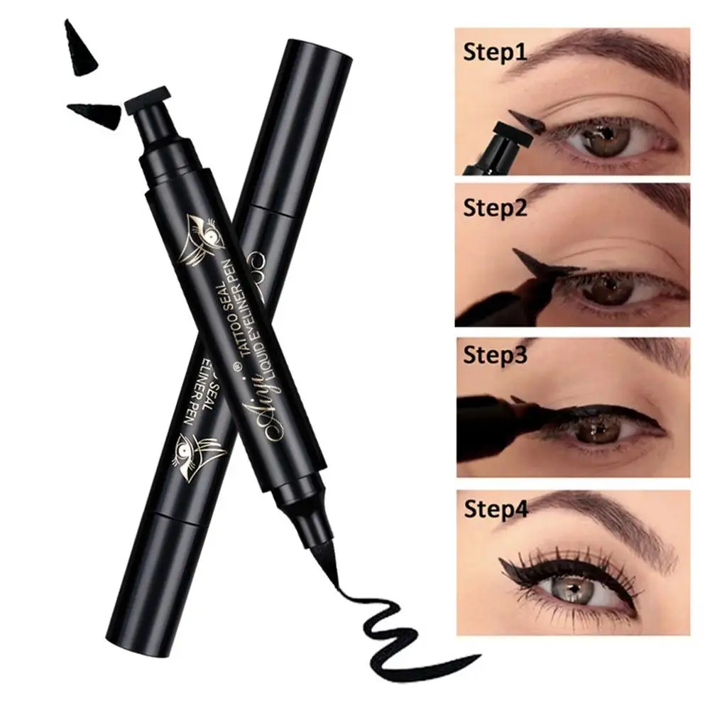 /4pcs kleines Design Mascara ultra feine Stifts pitze Vollfarb Eyeliner zarten und glatten Dual-Use-Beauty-Stift