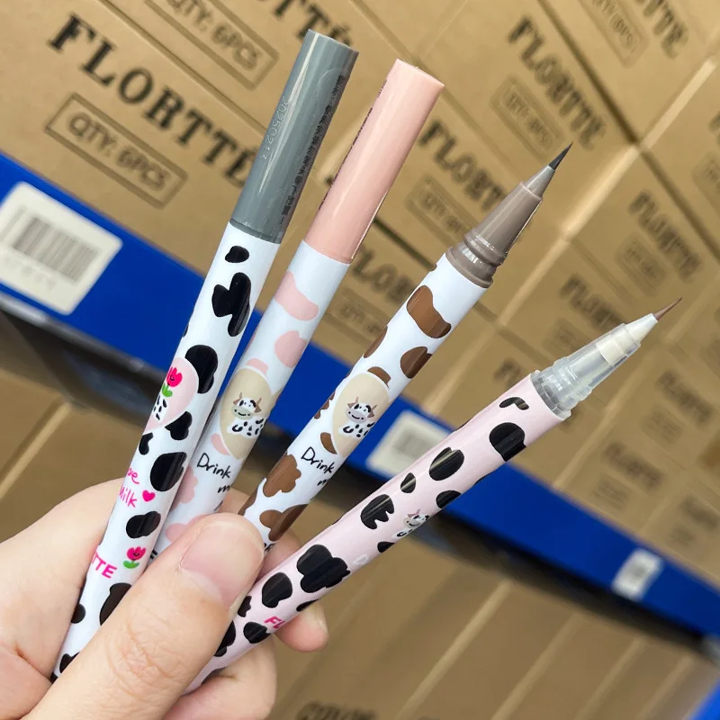 FLORTTE aegyo saliva caneta wow bom delineador fino caneta de longa duração não é fácil de borrar delineador