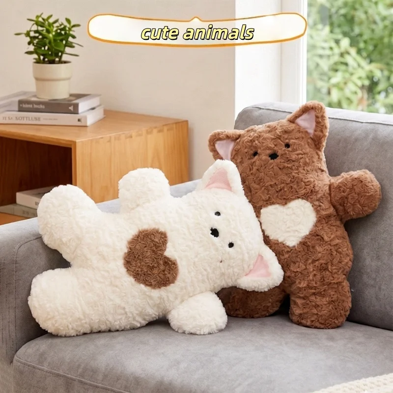 

Happy Dog Pig Plush Toys Squishy Animal Stuffed Pillow Sofa Cushion Adorably Home Decor Toy Accompany Sleep Toy Birthday Gifts