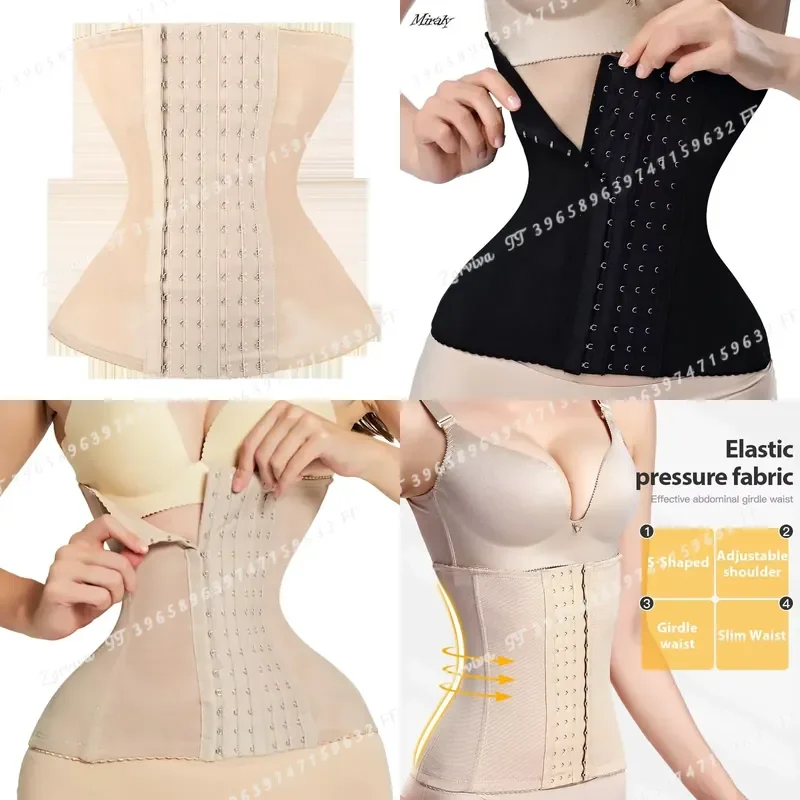 Women Waist Trainer Body Shaper Tummy Control Postpartum Bandage Modeling Strap Girdle Slimming Corset Belt