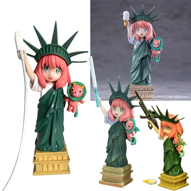 SPY x FAMILY Anya-accesorios de la serie Emoji, personajes de Anime, escritorio, dormitorio, coche, accesorios de juguete, serie de juguetes para niños, regalo
