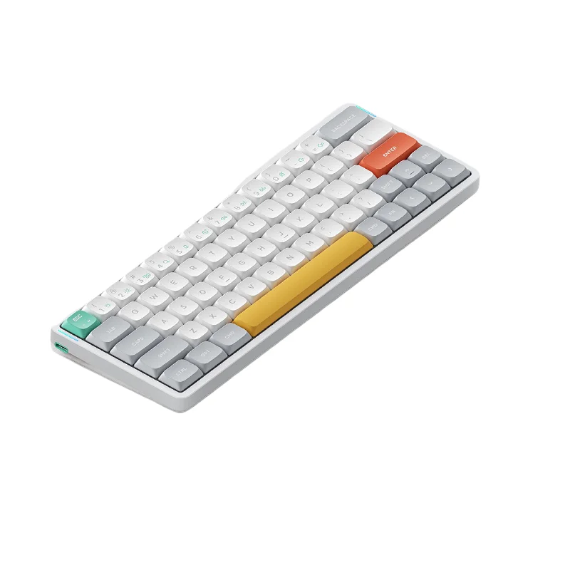 Nuphy Air60 V2 Short Axis Mechanical Keyboard Three Mode Connection Mac Customized Portable Small Array Tablet Laptop Office