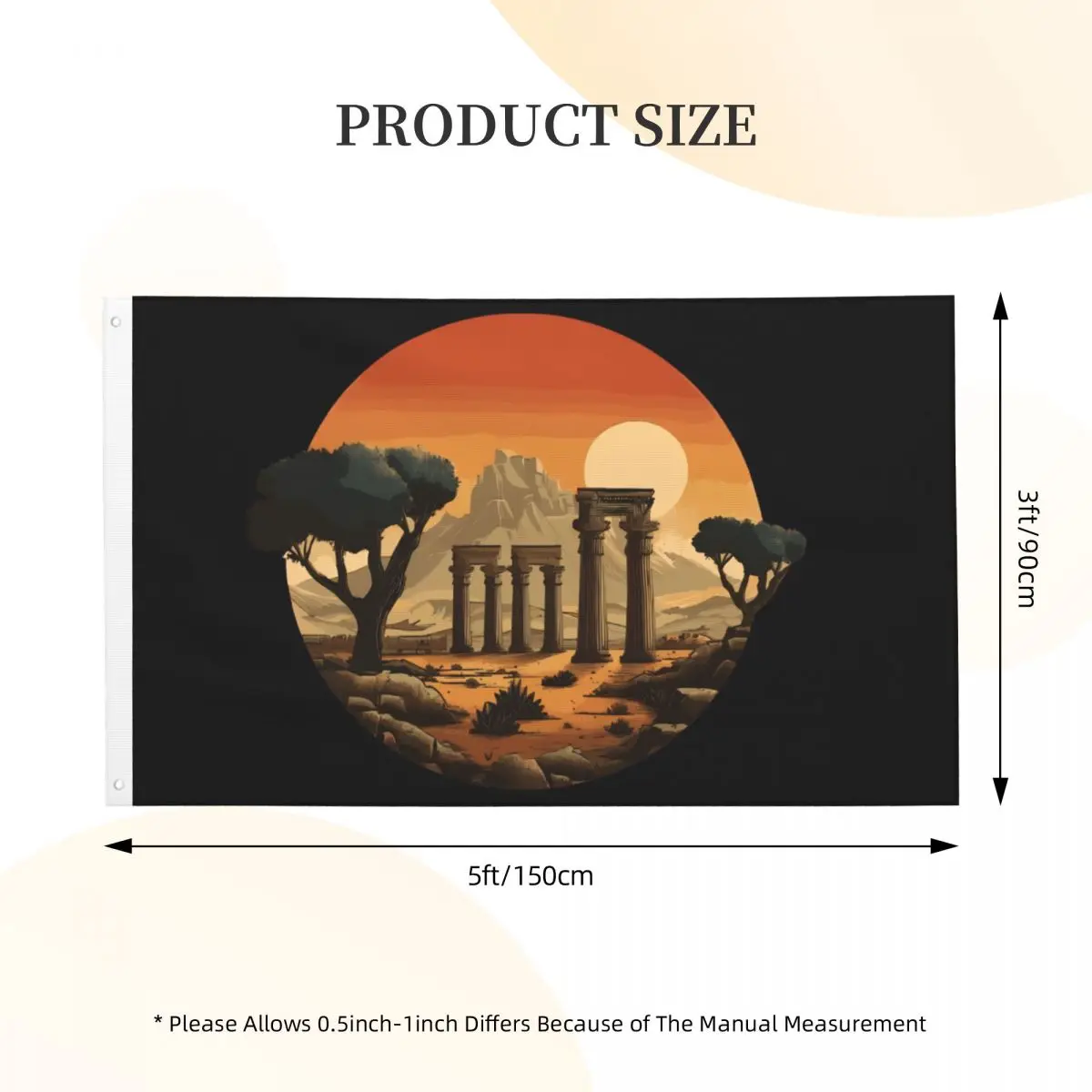 90X150cm IRAN Cultural Design Flag with 2 Grommets for Hanging Banner Quality Graphic Flags For College Dorm Room Bedroom