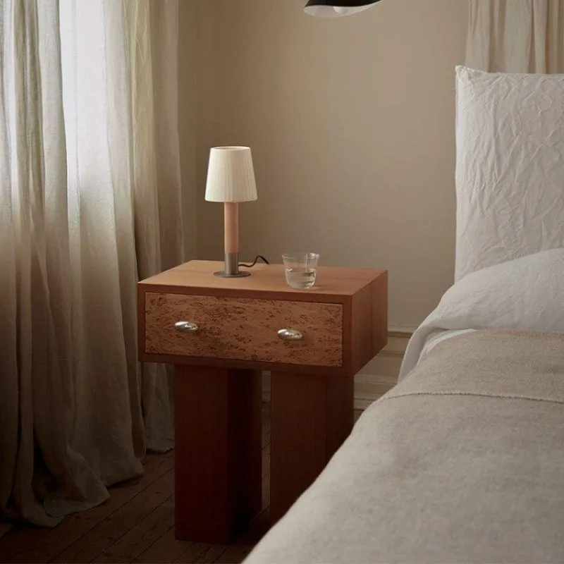 Bedside table Home sofa Small side several Bedroom retro side cabinet