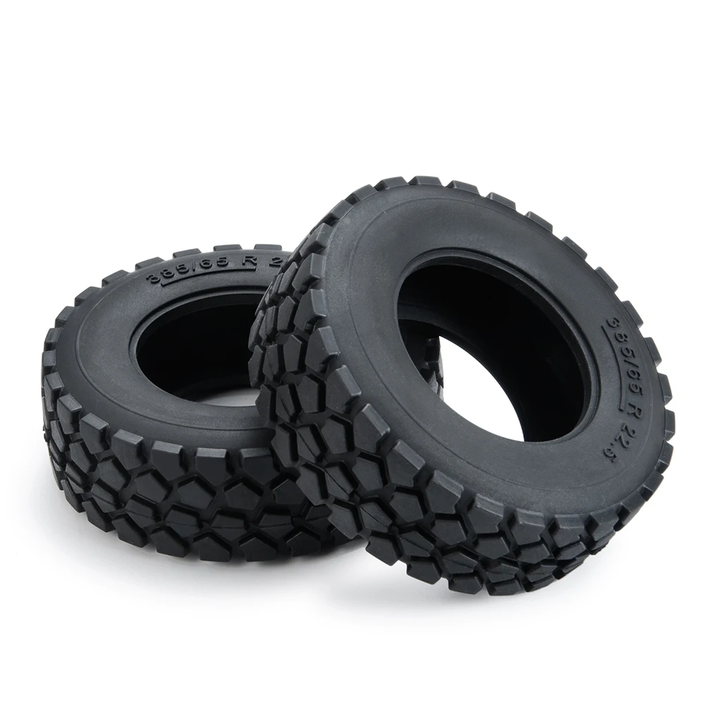 AXSPEED Rubber Tyres Wheel Tires With Sponge for 1:14 Tamiya Truck Trailer Tractor Cargo Tow Drag RC Car Upgrade Parts