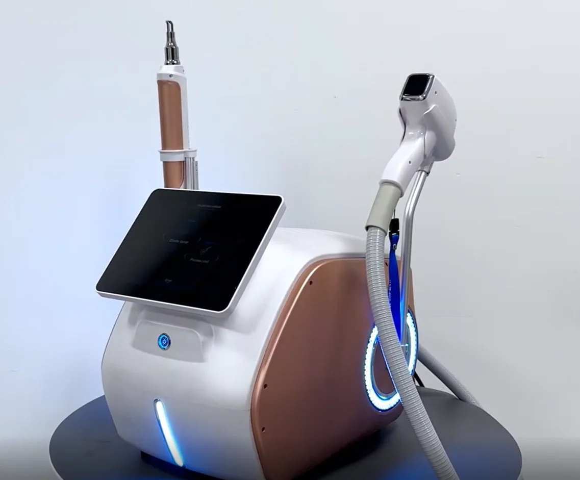 Диодный лазер 2 в 1, 3000 Вт, 808 нм, 755 нм, 1064 нм, TEC, удаление волос всего тела, пикосекундная татуировка, удаление углеродного пилинга, косметическая машина