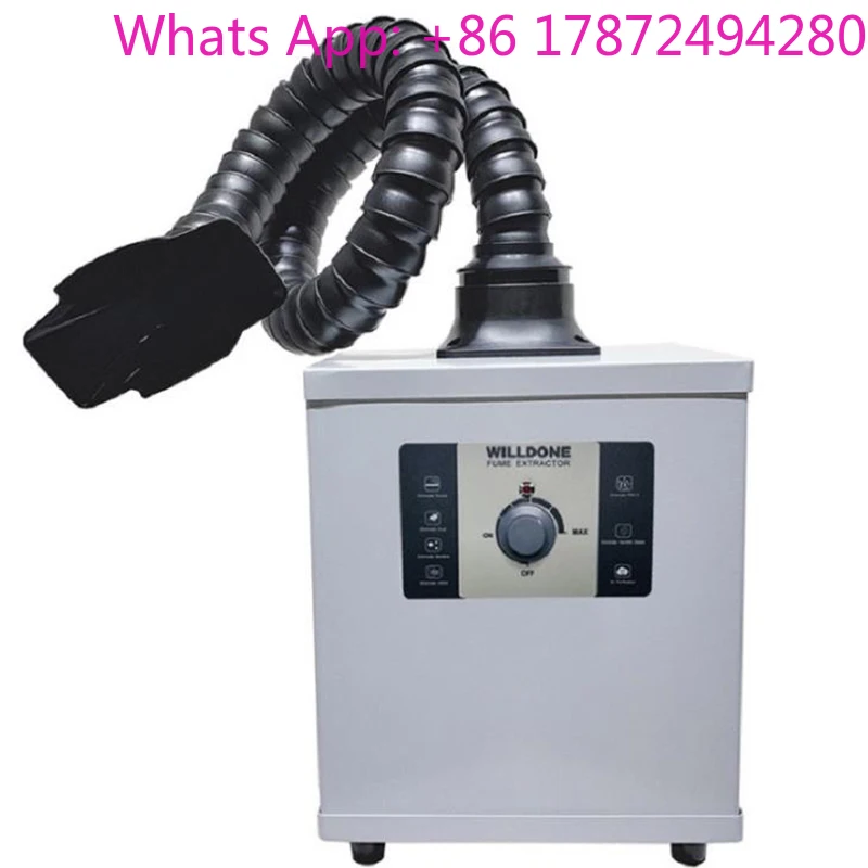0528Cleanroom Single Arm Fume Extractor Smoke Purifying Filter,Soldering Welding Collector Air Filters