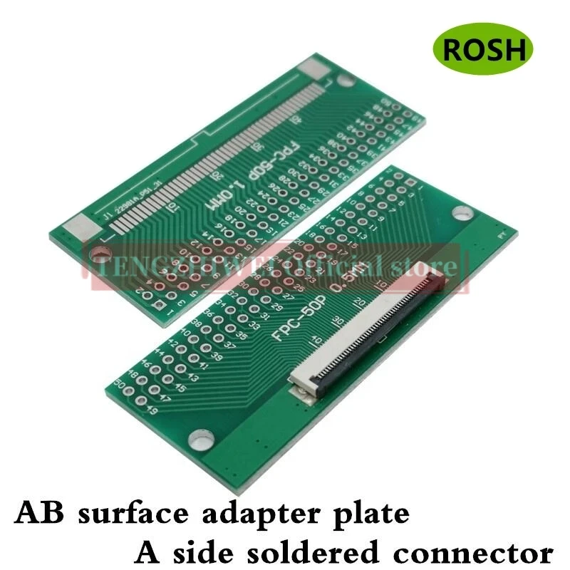 2 шт., плата адаптера FFC/FPC от 0,5 мм до 2,54 мм