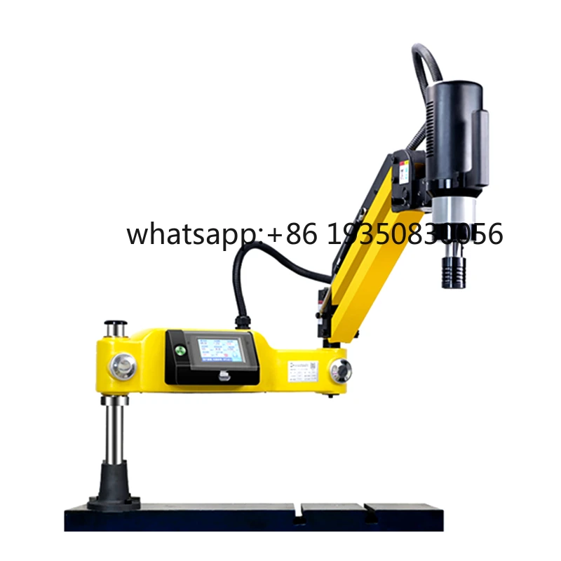 

M2-M12 CE CNC Electric Tapping Machine Servo Motor Electric Tapper Drilling Easy Arm Power Tool Threading Machine With Chucks