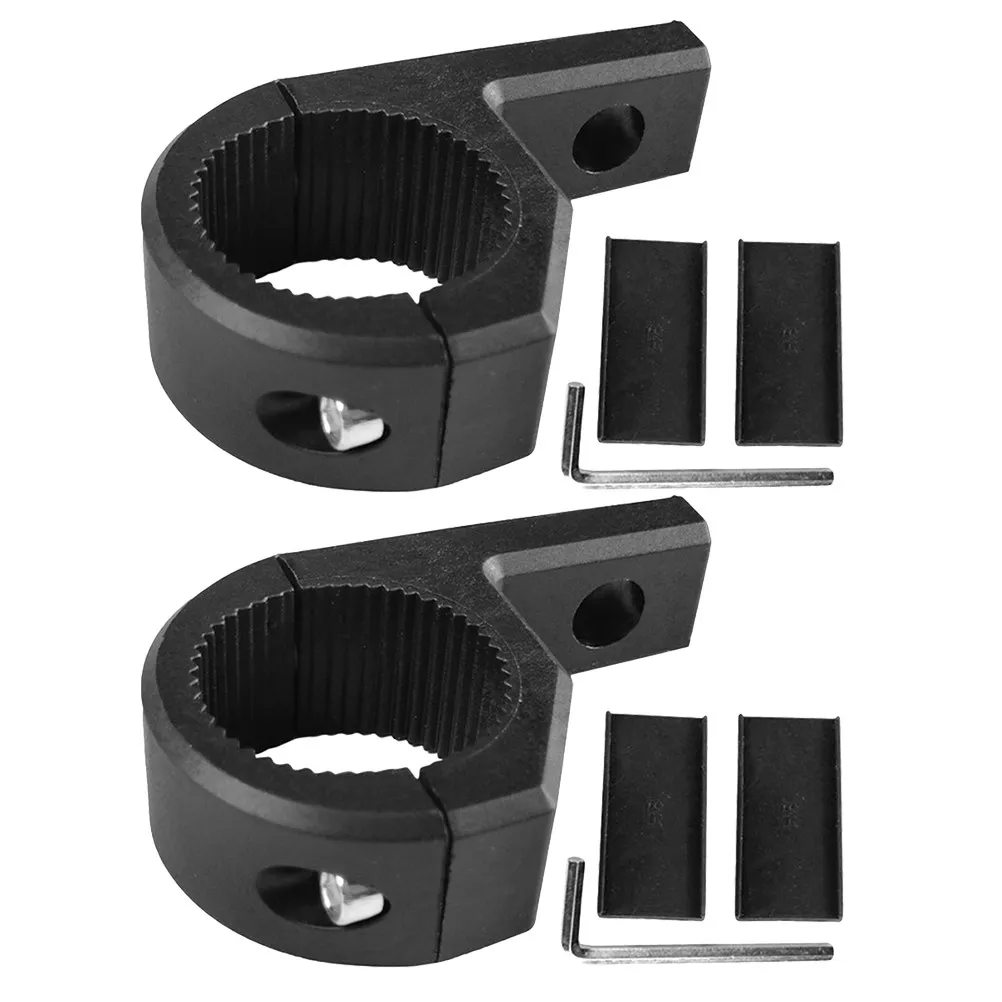 

2Pcs Motorcycle Headlight Clamp Bracket ABS Handlebar Hook Clamp for Spotlight Mounting Fog Light Bracket Motorcycle Light Mount