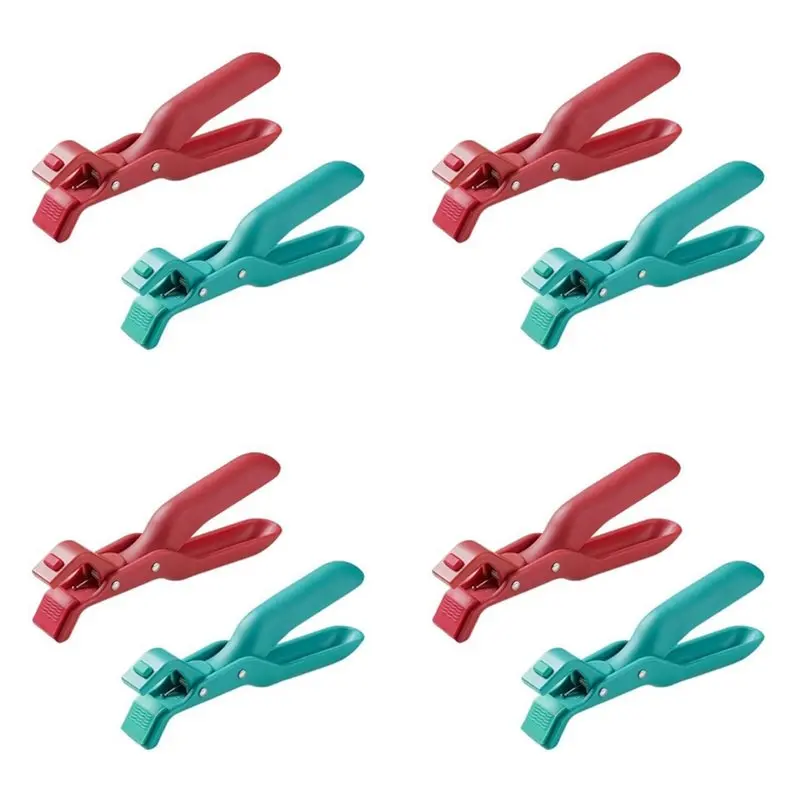 

A85M 8X Multi-Purpose Anti-Scald Bowl Holder Clip For Kitchen, Anti-Scalding Hot Plate Tongs Bowl Clips C