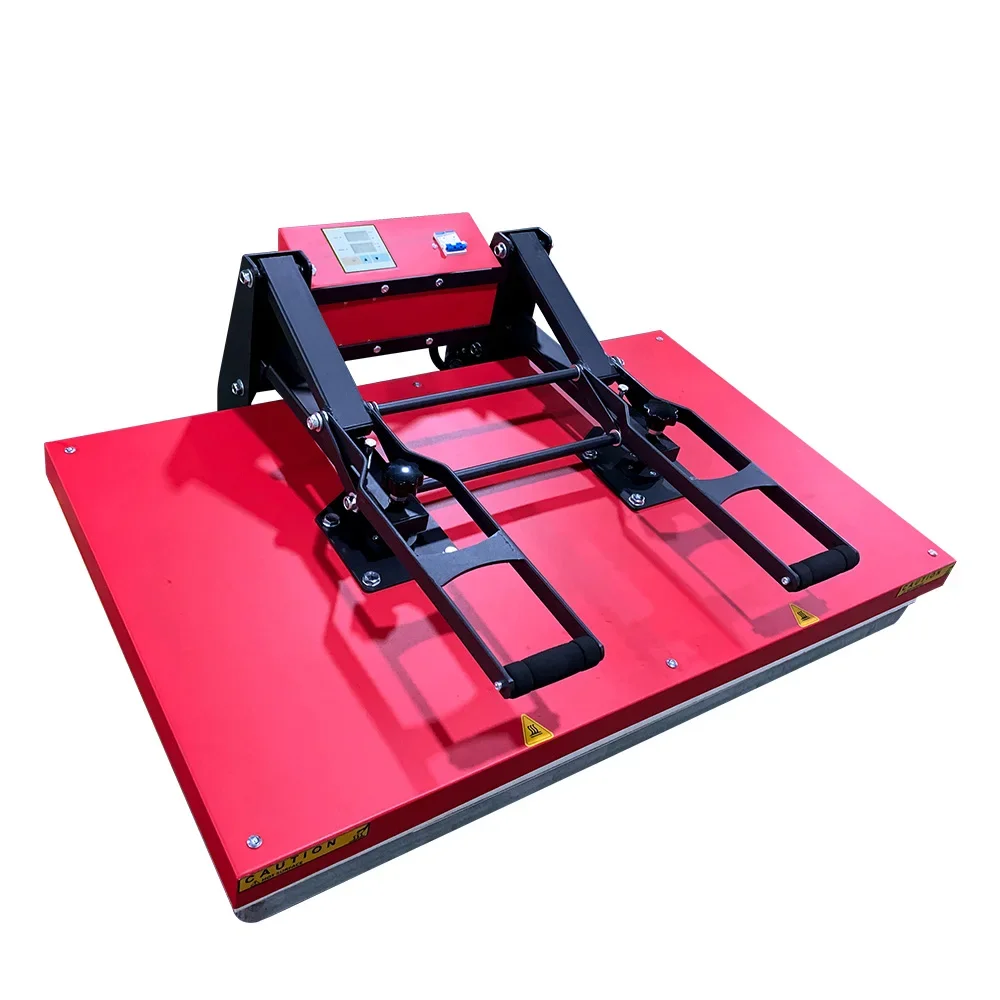 Baiyin Sublimation Big 60*80cm T-shirt Manual Printing Press Heat Transfer Heat Press Machines for T-shirt Clothes