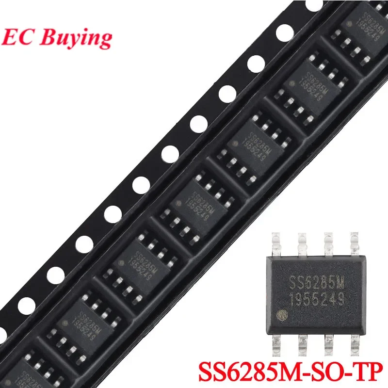 5Pcs/1pc SS6285M-SO-TP SS6285M SOP-8 33V/6A Bridge Driver Chip IC