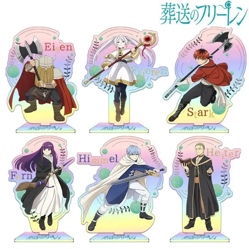 2024 New Hot Acrylic Pendants Frieren Hugh Tark Hobby Collectibles Best Fantasy Figurines Toys  Anime Girl Kids Birthday Gift