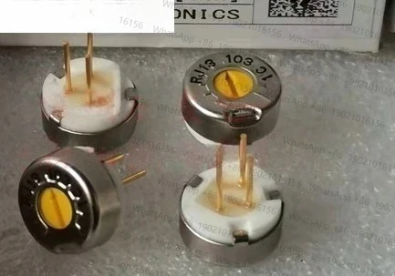 

10PCS RJ-13P10KHigh precision adjustable potentiometer 103 gold-plated 3-pin fine-tuning resistor