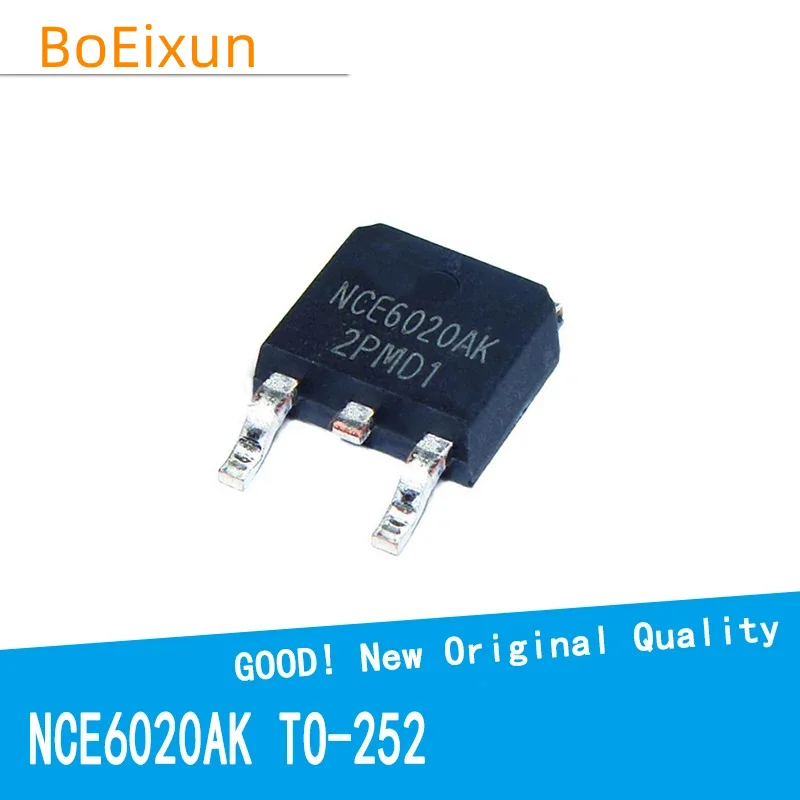 105PCS/LOT NCE6020AK 6020AK 6020K MOSFET-N 60V 20A TO-252 TO252 New Good Quality Chipset