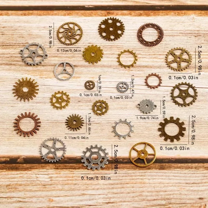 Aleación popular, punk retro, joyería steampunk, collar de bronce