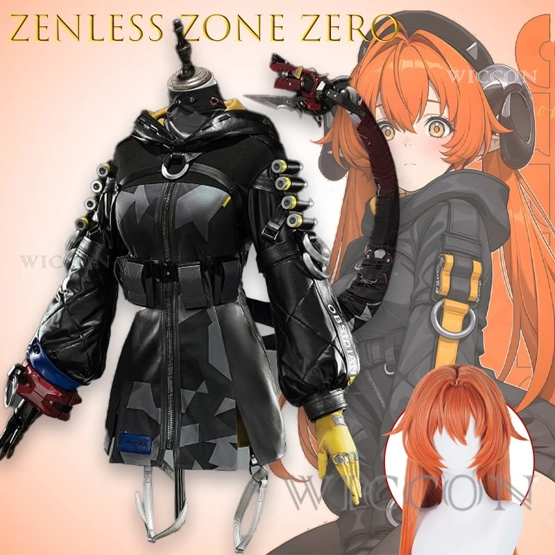 

Zenless Zone Zero Opheis Cosplay Phantom Captain Anime Tactical Suit Clothes Role Play Halloween Comic Party
