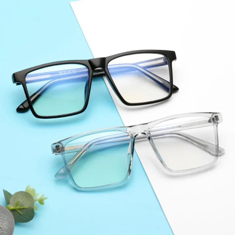 Overized Square Reading Eyeglasses TR90 Big Frame Prescription Glasses For The Far Sight 0 +0.5 +0.75 +1.0 +2.0 To +6.0